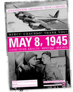 Communist, anti-german poster